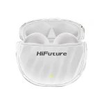 HiFuture FlyBuds 3 biela / bezdrôtové slúchadlá / mikrofón / ENC / IPX5 / Bluetooth 5.3 (FlyBuds 3 (white))