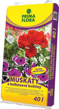 AGRO PRIMAFLORA Substrát pre muškáty 40 l