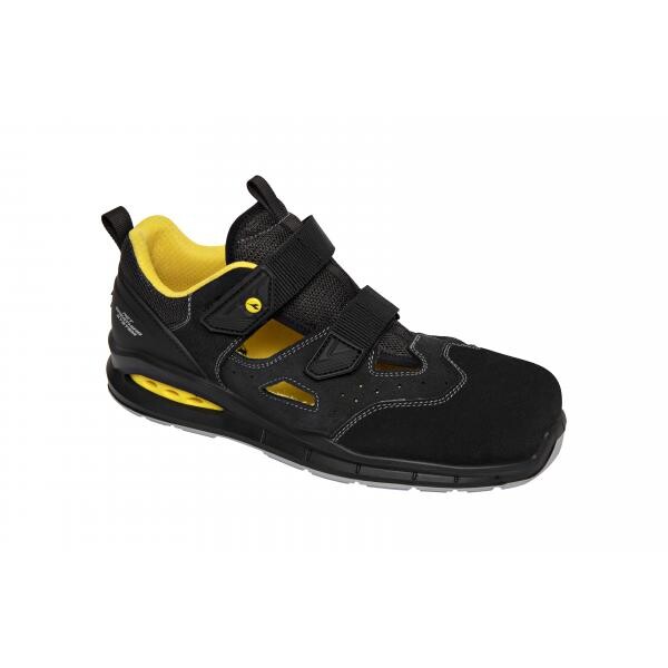 Bezpečnostná obuv Diadora RUN NET AIRBOX SANDAL S1 P SRC Veľkosť topánky: 35, Čierna