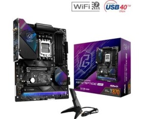 ASRock X870 RIPTIDE WIFI / AMD X870 / DDR5 / SATA III RAID / USB / 2.5GLAN / M.2 / sc.AM5 / ATX (X870 RIPTIDE WIFI)