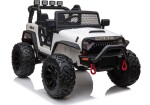 Mamido Elektrické autíčko Jeep Brothers biele 24V 2x200W