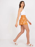 Šortky D73771M62238KA tmavo oranžová
