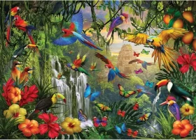 EUROGRAPHICS Puzzle Tropický vtáčí raj XL