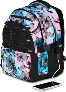 Mitama BDBF Flower Breeze / Školský batoh / 30 l / vhodný pre 2. stupeň ZŠ (64754)
