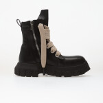 Tenisky Rick Owens Leather Boots - Jumbolace Army Bozo Tractor Black/ Black EUR 42