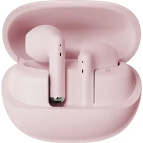 Niceboy Beans 4 Sakura Pink / Bezdrôtové slúchadlá s mikrofónom / Bluetooth 5.4 / IPX4 / nabíjacie púzdro (100002141049)