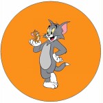 Jedlý papier Tom a Jerry s Bulldogom 19,5 cm - Pictu Hap - Pictu Hap