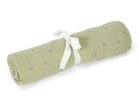 Little Dutch Plienka zavinovacia 120x120 cm s potlačou Pure Sage (TE51915039LD)