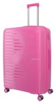Veľký škrupinový kufor Travelite Pacific L Pink
