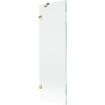 MEXEN/S - Lunar vaňová zástena FIX 60 x 150, transparent, zlatá 897-060-000-50-00