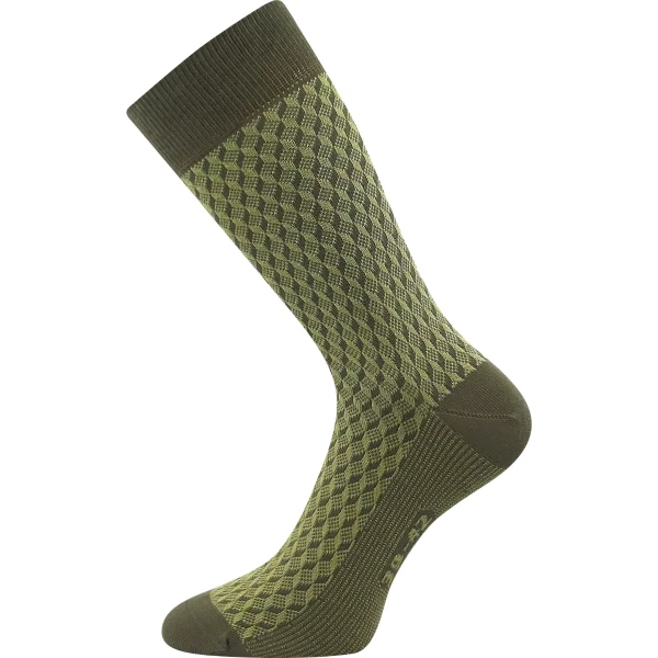 LONKA Ponožky pánské žakárové ŽERYK s bavlnou KHAKI (3 páry) 43-46 125910