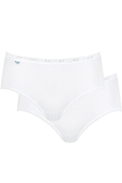 Dámske nohavičky Basic Midi White 2 Pack - Sloggi Bílá M