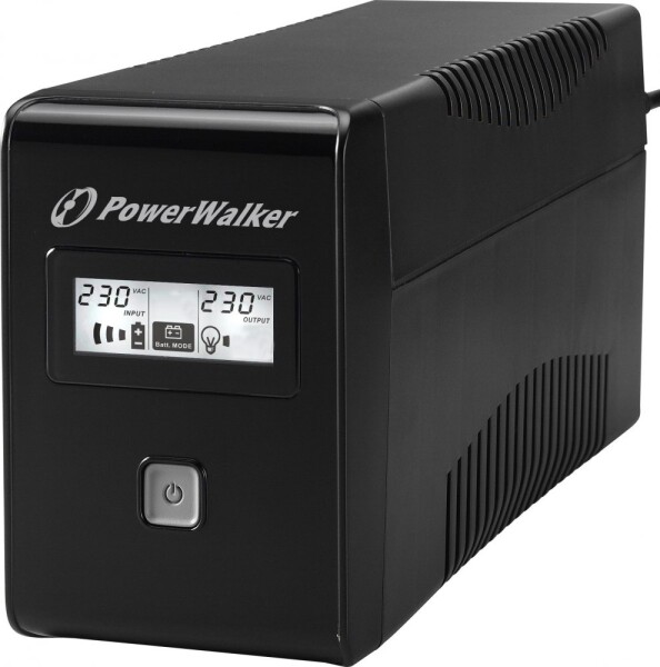 PowerWalker VI 650 LCD / záložný zdroj UPS / 650 VA / 2x Schuko / RJ11 / USB (10120016)