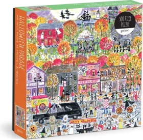 Galison Štvorcové puzzle Halloweensky sprievod