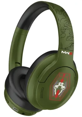 OTL Call of Duty: MW3 olivové / Bezdrôtové herné slúchadlá s mikrofónom / ANC / Bluetooth 5.3 / výdrž až 30 h (COD261)
