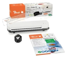 Peach PBP300 / 4v1 laminovacia sada / A4 / laminátor PL707 + rezačka PC100-04 + zaobľovač rohov (510788)