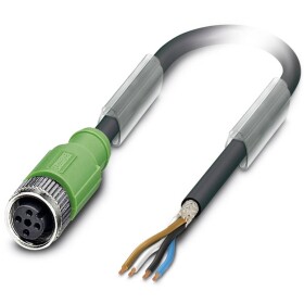 Sensor/Actuator cable SAC-4P- 1,5-PUR/M12FS SH 1682841 Phoenix Contact; 1682841