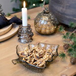 Chic Antique Sklenená miska Christmas Tree Green