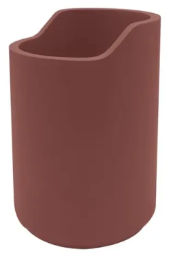 Spirella SYBELLA matne karmínová / Téglik na zubné kefky / Polyresin