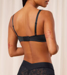 Dámska podprsenka Body Make-Up Illusion Lace Balconette Bra - BLACK - black 0004 - TRIUMPH BLACK 75B