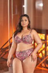 Spodný diel plaviek SF 217/5 Pink Brazilian S-3XL růžová XL-42