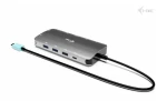 I-TEC USB-C Metal Nano 3x Display / Dokovacia stanica / HDMI / DisplayPort / VGA / PD 100W / LAN (C31NANOTRIDOCKPD)