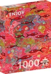 ENJOY Puzzle Hlboká červená