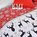 EMI Vianočné posteľné obliečky bavlnené Rafa