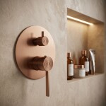 REA - Podomietková sprchová sada Foster Brush Copper + BOX REA-P7621