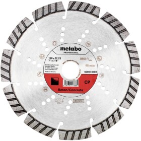 Metabo 628573000 diamantový rezný kotúč Priemer 180 mm Ø otvoru 22.23 mm 1 ks; 628573000