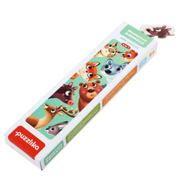 Puzzlika 14798 Lesné zvieratká - náučné puzzle 8 zvieratiek