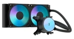 Fractal Design Radius 240 RGB čierna / Komplet vodného chladenia CPU / 240 mm / RGB (FD-W-RA1-2402)