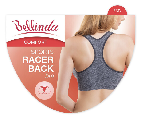 Dámska športová podprsenka SPORTS RACER BACK BRA - BELLINDA L černá