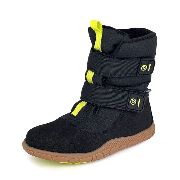 Chlapčenské zimné barefoot topánky s membránou VIKI Black Bugga B00212-10 - 33