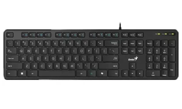 Genius Slimstar M200 Copilot čierna / Kancelárska klávesnica / drôtová / USB / CZ+SK layout (31310019409)