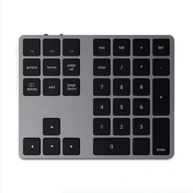 Satechi Extended Keypad Space Gray / Bezdrôtová numerická klávesnica / Bluetooth / hliníková (ST-XLABKM)