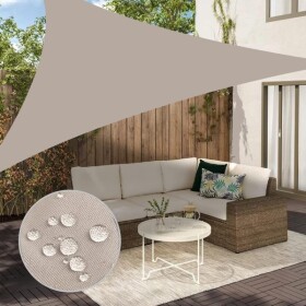 Malatec Tieniaca plachta celta trojuholník 5x5x5m 200g/m hnedá taupe