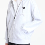 Mikina Carhartt WIP Hooded Heart II Hartt Sweat Jacket UNISEX Ash Heather XXL