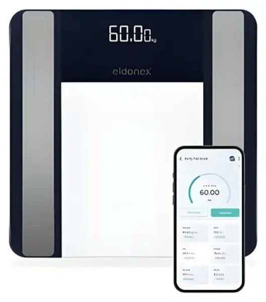 Eldonex BodyFit Pro čierna / Osobná váha / Digitálna (EBS-1020-BK)