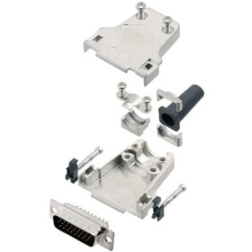 Amphenol L17DTZF09-RG+L717HDE15P sada D-SUB kolíkové lišty 180 ° Pólov: 15 spájkovaný 1 ks; L17DTZF09-RG+L717HDE15P