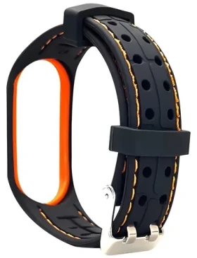 Beline SMART Strap čierno-oranžová / Remienok / silikónový / XIAOMI SMART Band 7