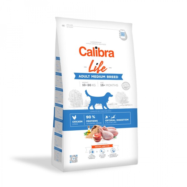 Calibra Life Dog Adult Medium Chicken