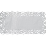 Dekoratívna krajka hranatá biela 30 x 18 cm 100 ks - Wimex - Wimex