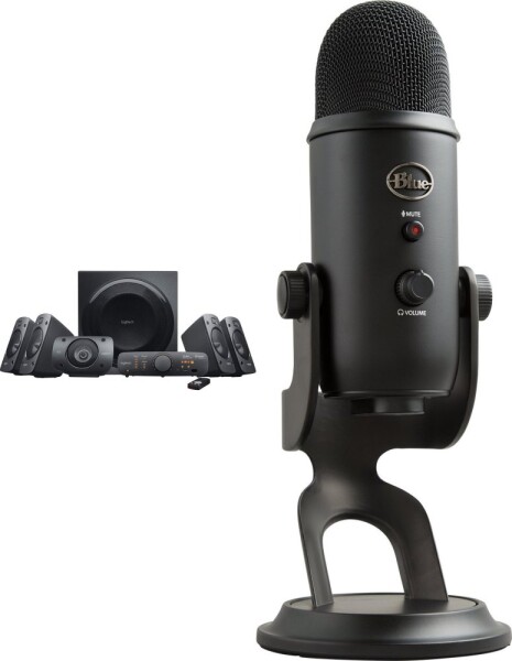 Logitech Z906 (980-000468) + Yeti USB Blackout (988-000229)
