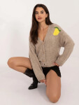 Jumper MI SW 2108.92 béžový jedna velikost