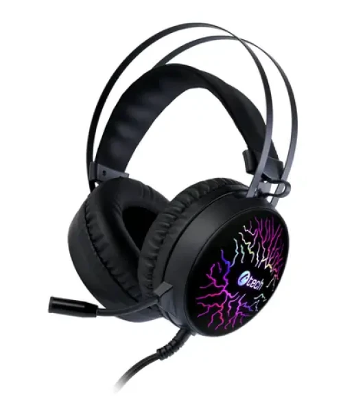 C-tech Astro Midas čierna / Herné slúchadlá / mikrofón / 3.5 mm jack + USB (8594125010157)