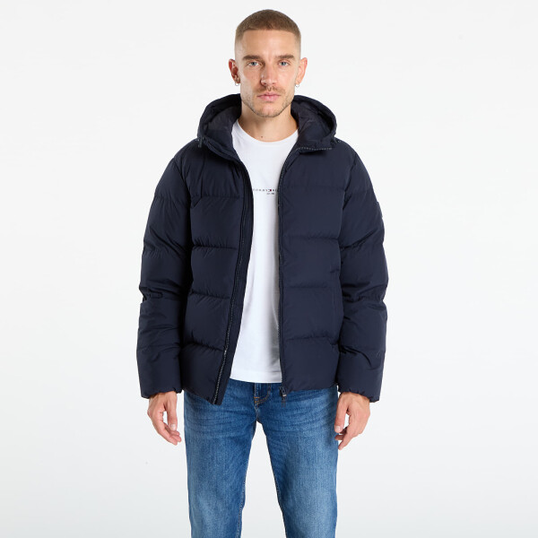 Bunda Tommy Hilfiger Water Repellent Down Hooded Puffer Jacket Navy L