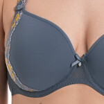 Podprsenka Colette s kosticami a medzikusmi 5251 sky grey - RosaFaia 469 sky grey 85B