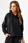 Rough Radical Mikina kapucňou Pery Hoodie Black