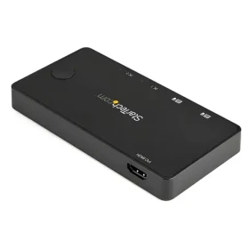 StarTech 2-portový USB-C KVM prepínač / KVM prepínač / HDMI 2.0 / 4K 60Hz / USB-C hybrid (SV211HDUC)